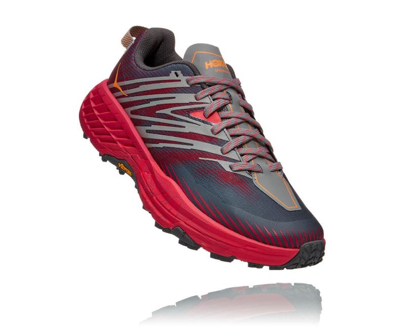 Hoka One One Speedgoat 4 - Tenis Corrida Largos Mulher Rosa | PT-PWFd108